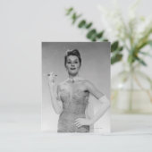 Frauen in Kleidung Postkarte (Stehend Vorderseite)