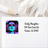 Frauen in Kopfhörern Kunst der KI (Insitu)