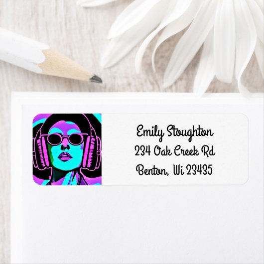 Frauen in Kopfhörern Kunst der KI (Insitu)