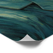 Frauen in Liebe Küssen der Sternennacht Poster (Ecke)