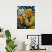 Frauen in Liebe Küssen Poster (Heimbüro)