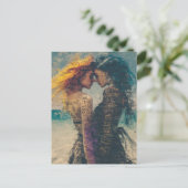 Frauen in Liebe Postkarte (Stehend Vorderseite)