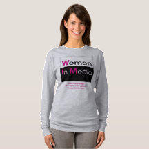 Frauen in Media Long Sleeve Teirt
