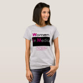 Frauen in Media Tee Shirt grau (Vorne ganz)
