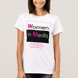 Frauen in Media Tee Shirt weiß