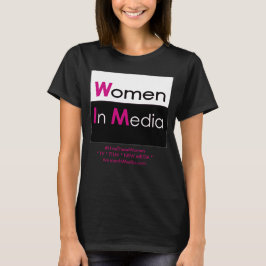 Frauen in Medientreppel schwarz T-Shirt