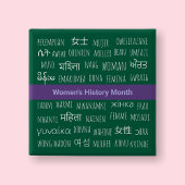 Frauen in mehreren Sprachen - Frauengeschichte Mon Button