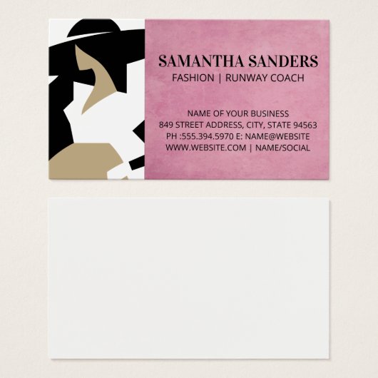 Frauen in Mode Posing (Vorne & Hinten)