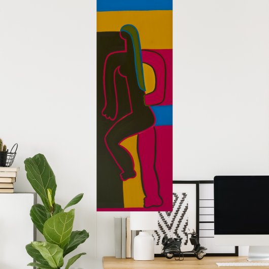 Frauen in Rosa Poster (Heimbüro)