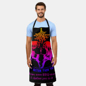 Frauen in schicken Schürze am Grill (Getragen)