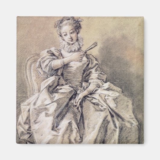 Frauen in spanischer Kostüme Magnet (Vorne)