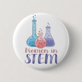 Frauen in STEM Button (Vorderseite)