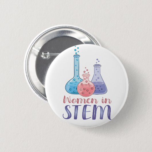 Frauen in STEM Button (Vorne & Hinten)