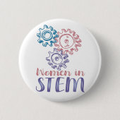 Frauen in STEM Button (Vorderseite)