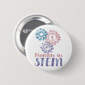 Frauen in STEM Button (Vorne & Hinten)