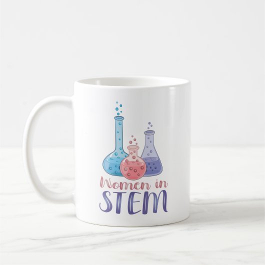 Frauen in STEM Kaffeetasse (Links)