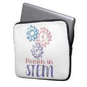 Frauen in STEM Laptopschutzhülle (Vorderseite Links)