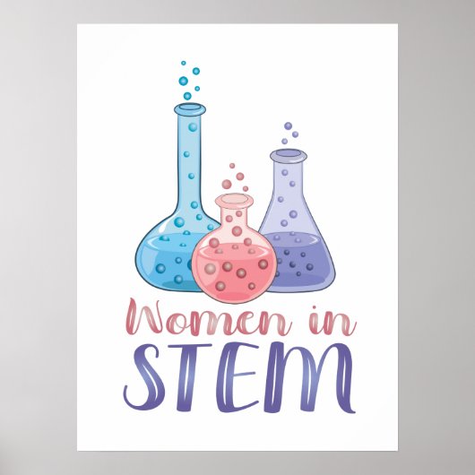 Frauen in STEM Poster (Vorne)