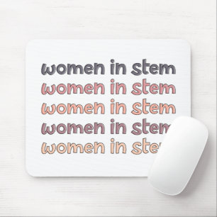 Frauen in Stem Steminist Stem Graduate Geschenke Mousepad