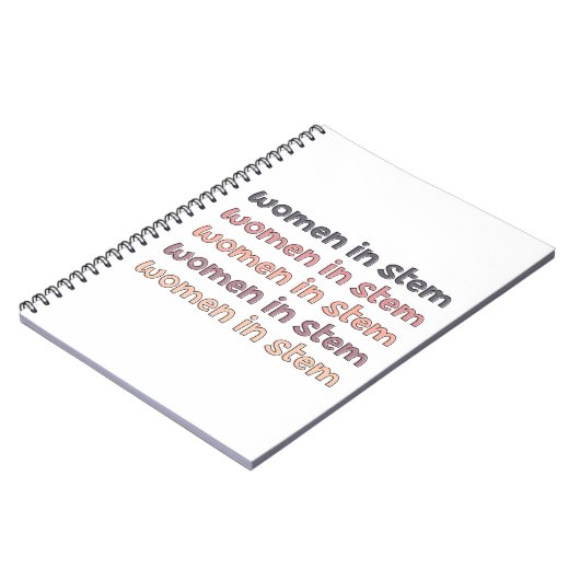 Frauen in Stem Steminist Stem Graduate Geschenke Notizblock (Linke Seite)