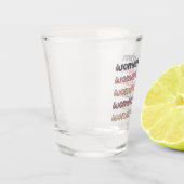 Frauen in Stem Steminist Stem Graduate Geschenke Schnapsglas (Links)