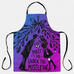 Frauen in übereinstimmenden Schürze in der GRILLEN