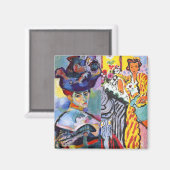 Frauen in unterschiedlichen Stilen Magnet (Vorderseite/Rückseite)