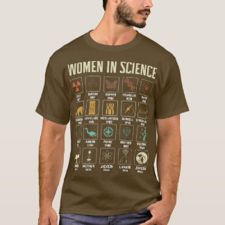 Frauen in Wissenschaftsdesign Biologie Chemie T-Shirt