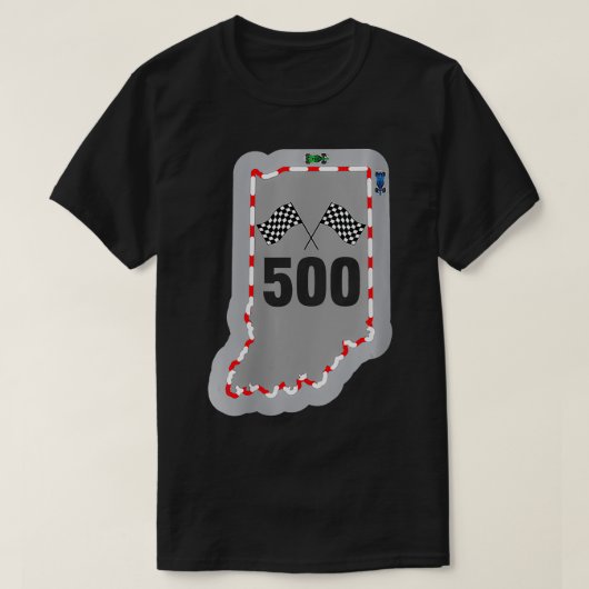 Frauen Indianapolis Indiana Staat 500 Renngeschenk T-Shirt (Design vorne)