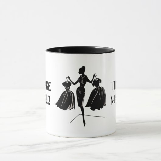 Frauen-inspirierte Kaffeetasse-Tasse Tasse (Zentrum)