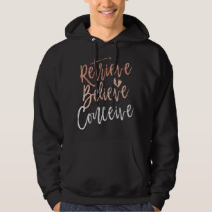 Frauen IVF Mutter Abrufen Glauben Konzeption Fruch Hoodie