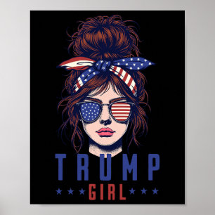 Frauen Ja, ich bin ein Trump-Mädchen, das Trump 20 Poster