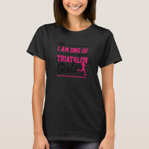 Frauen Ja, ich bin eine dieser Triathlon Girls Run T-Shirt