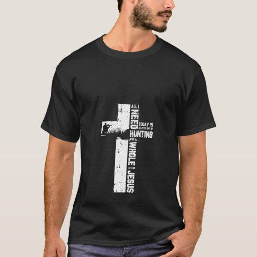 Frauen jagen uuuuuuukreuz Christlich Cool T-Shirt (Vorderseite)