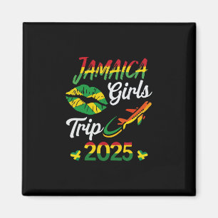 Frauen Jamaika Mädchen Reise 2025 Sommerferien Wee Magnet