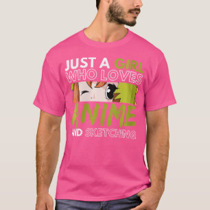 Frauen japanische Manga Kawaii Artist Girls Gift S T-Shirt