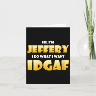 Frauen Jeffery Kostüm Idgaf Lustiges Meme Hallowee Karte