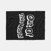 Frauen jenseits des galaxischen Intergals kosmisch Fleecedecke (Vorderseite (Horizontal))