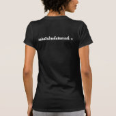 Frauen-Jerseyerinnerungst-shirt Karte Thailand T-Shirt (Rückseite)