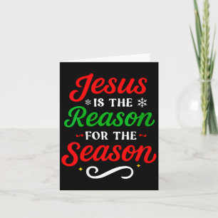 Frauen Jesus Ist Der Grund Für Die Saison Christli Karte