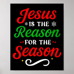 Frauen Jesus Ist Der Grund Für Die Saison Christli Poster