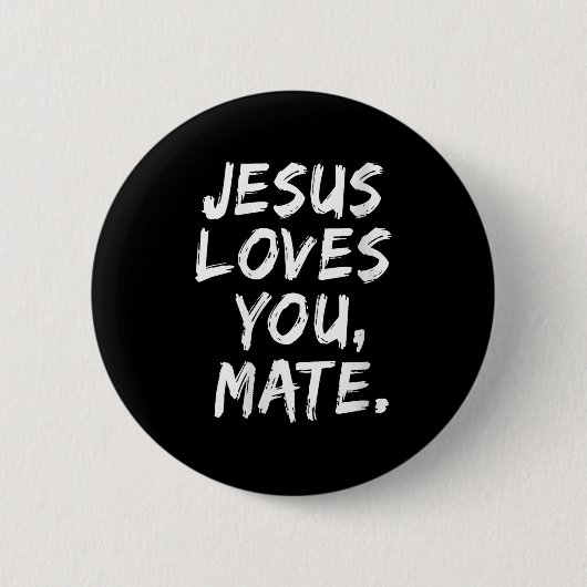 Frauen Jesus Lieben, die Sie Mate Christlichen Gla Button (Vorderseite)