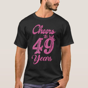 Frauen jubeln bis zum 49-jährigen Geburtstag beim T-Shirt