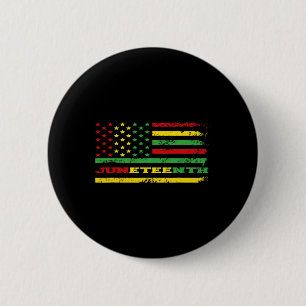 Frauen Jüdische Flagge Afrikanischer Amerikaner Button