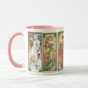 Frauen Jugendstil Vintag Tasse