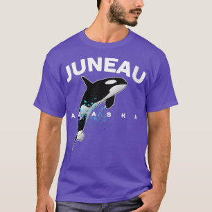 Frauen JUNEAU ALASKA Orca Schwertwal Familie T-Shirt