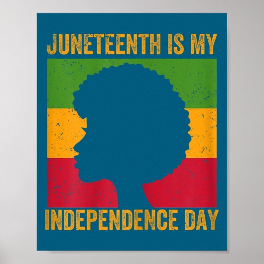 Frauen Juneteenth ist Unabhängigkeitstag - 19. Jun Poster (Vorne)