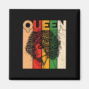 Frauen Junetezehnte Black History African Queen Fr Magnet