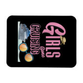 Frauen Jute Hat Girls Gone Cruising Magnet (Horizontal)