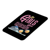 Frauen Jute Hat Girls Gone Cruising Magnet (Linke Seite)